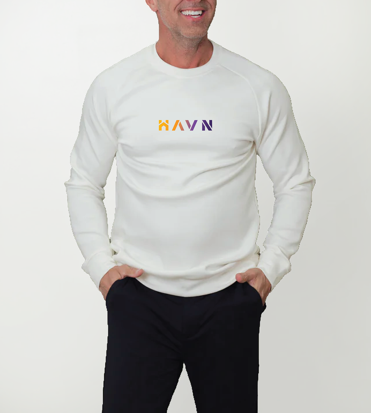 Comfy Crew Sweatshirt - Off-White